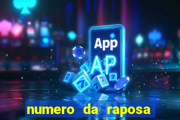 numero da raposa jogo do bicho